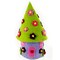 15 Inch Felt Fairy House with Lilac Base and Moss Roof Handcrafted Wool Playset with Fairy